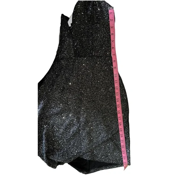 Windsor Size M | Silver Glitter  Strapless Mini Dress ( NEW WITH TAGS ) - Picture 14 of 16